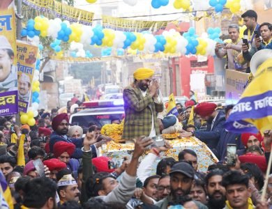 दिल्ली में बोले मान: हम 'लड़ाई' की नहीं, 'पढ़ाई' की बात करते हैं