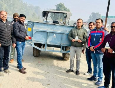 ਮਯੰਕ ਫਾਊਂਡੇਸ਼ਨ ਨੇ ਟਰਾਲੀਆਂ ਲਈ ਰਿਫਲੈਕਟਰ ਮੁਹਿੰਮ ਚਲਾ ਕੇ ਰਾਸ਼ਟਰੀ ਸੜਕ ਸੁਰੱਖਿਆ ਮਹੀਨੇ ਦੀ ਕੀਤੀ ਸ਼ੁਰੂਆਤ