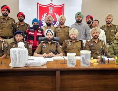 ਪਟਿਆਲਾ ਪੁਲਿਸ ਵੱਲੋਂ 3.50 ਕਿੱਲੋ ਸਮੈਕ ਤੇ 6 ਲੱਖ 50 ਹਜ਼ਾਰ ਦੀ ਡਰੱਗਮਨੀ ਸਮੇਤ ਨਸ਼ਾ ਤਸਕਰ ਕਾਬੂ