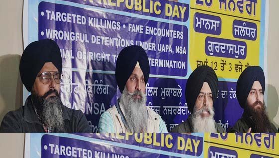 ਦਲ ਖਾਲਸਾ ਤੇ ਅਕਾਲੀ ਦਲ (ਅ) ਵਲੋਂ 25 ਜਨਵਰੀ ਨੂੰ ਕੱਢੇ ਜਾਣਗੇ ਰੋਸ ਮਾਰਚ- ਆਗੂ