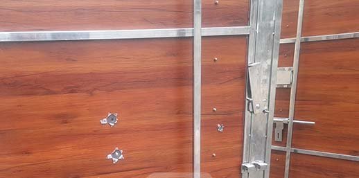 ਘਰ ’ਤੇ ਅਣਪਛਾਤੇ ਵਿਅਕਤੀਆਂ ਵਲੋਂ ਗੋਲੀਆਂ ਨਾਲ ਹਮਲਾ ਘਰ ’ਤੇ ਅਣਪਛਾਤੇ ਵਿਅਕਤੀਆਂ ਵਲੋਂ ਗੋਲੀਆਂ ਨਾਲ ਹਮਲਾ