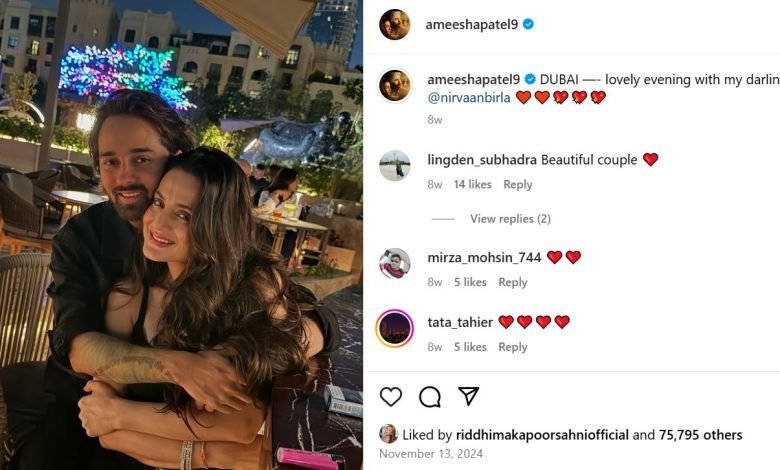 Ameesha Patel ਨੂੰ ਡੇਟ ਕਰ ਰਹੇ 19 ਸਾਲ ਛੋਟੇ Nirvaan Birla? ਕਾਰੋਬਾਰੀ ਨੇ ਅਫੇਅਰ 'ਤੇ ਤੋੜੀ ਚੁੱਪ