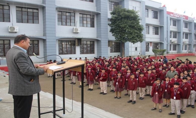 ਜੀਆ ਲਾਲ ਮਿੱਤਲ ਡੀਏਵੀ ਪਬਲਿਕ ਸਕੂਲ ਵਿਖੇ ਗੁਰੂ ਰਵਿਦਾਸ ਜੀ ਦਾ ਪ੍ਰਕਾਸ਼ ਪੁਰਬ ਮਨਾਇਆ