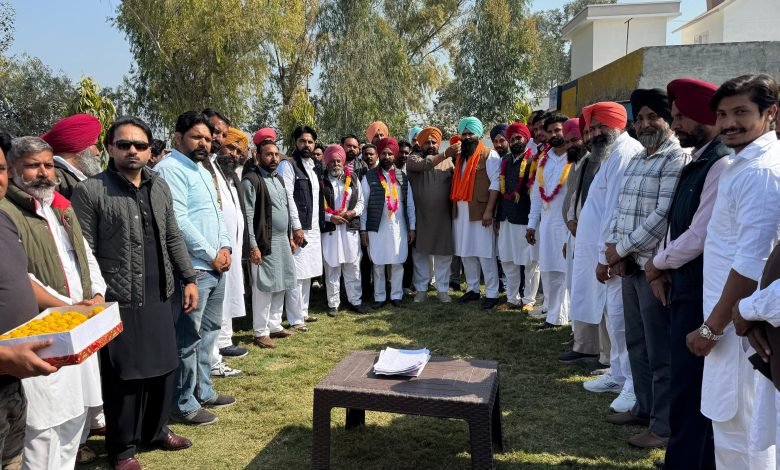 ਵਿਧਾਇਕ ਰਣਬੀਰ ਸਿੰਘ ਭੁੱਲਰ ਦੀ ਰਹਿਨੁਮਾਈ ਹੇਠ ਬਲਾਕ ਫਿਰੋਜ਼ਪੁਰ ਦੇ ਸਰਪੰਚ ਯੂਨੀਅਨ ਦੀ ਹੋਈ ਚੋਣ