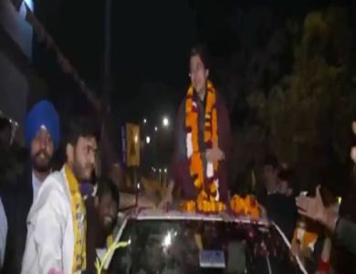 ਕਾਲਕਾਜੀ ਵਿਧਾਨ ਸਭਾ ਸੀਟ ਤੋਂ 'ਆਪ' ਦੀ ਜੇਤੂ ਉਮੀਦਵਾਰ ਆਤਿਸ਼ੀ ਨੇ ਕੱਢਿਆ ਰੋਡ ਸ਼ੋਅ