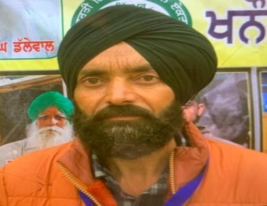 ਢਾਬੀਗੁੱਜਰਾਂ ਖਨੌਰੀ ਮੋਰਚੇ ਦੇ ਕਿਸਾਨ ਦੀ ਮੌਤ