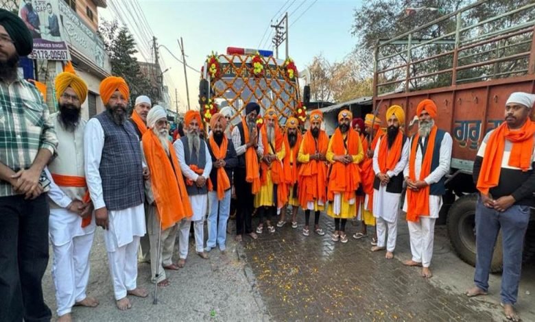 ਗੁਰੂ ਰਵਿਦਾਸ ਜੀ ਦੇ ਪ੍ਰਕਾਸ਼ ਦਿਹਾੜੇ ਨੂੰ ਸਮਰਪਿਤ ਸਜਾਇਆ ਨਗਰ ਕੀਰਤਨ