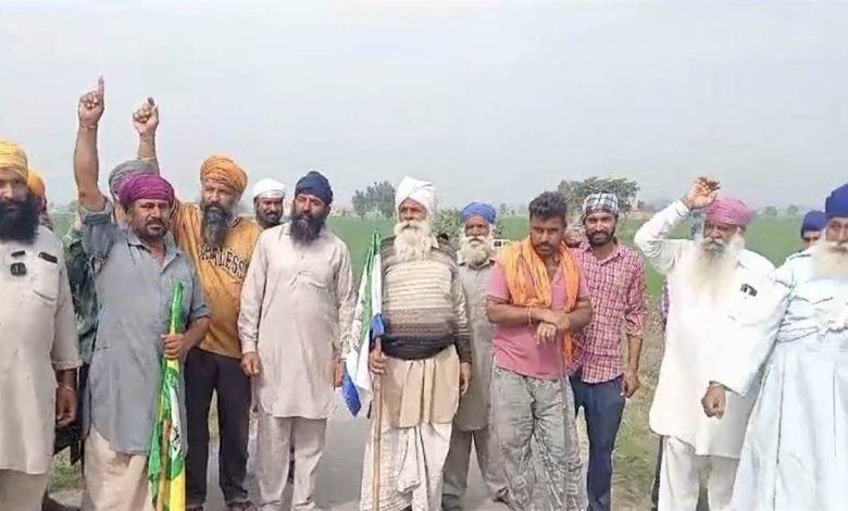 ਰੇਤ ਦੀ ਖੱਡ ਦਾ ਵਿਰੋਧ ਕਰਨ ਆਏ ਕਿਸਾਨਾਂ ਦੀ ਪੁਲਿਸ ਨਾਲ ਝੜੱਪ