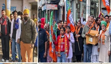 ਦਿੱਲੀ ਚੋਣਾਂ 'ਚ ਸ਼ਾਨਦਾਰ ਜਿੱਤ ਤੋਂ ਬਾਅਦ ਵੱਖ-ਵੱਖ ਥਾਈਂ ਭਾਜਪਾ ਆਗੂਆਂ ਮਨਾਈ ਖੁਸ਼ੀ
