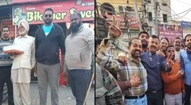 ਦਿੱਲੀ ਵਿਖੇ ਭਾਜਪਾ ਦੀ ਜਿੱਤ 'ਤੇ ਵੱਖ-ਵੱਖ ਜਗ੍ਹਾ 'ਤੇ ਭਾਜਪਾ ਵਰਕਰਾਂ ਵੰਡੇ ਲੱਡੂ