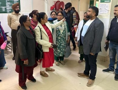 ਡਾਇਰੈਕਟਰ ਸਿਹਤ ਸੇਵਾਵਾਂ ਤੇ ਪਰਿਵਾਰ ਭਲਾਈ ਪੰਜਾਬ ਵੱਲੋਂ ਸਿਵਲ ਹਸਪਤਾਲ ਦਾ ਦੌਰਾ