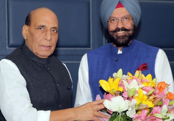 ਰਾਣਾ ਸੋਢੀ ਵੱਲੋਂ ਕੇਂਦਰੀ ਰੱਖਿਆ ਮੰਤਰੀ ਨਾਲ ਕੀਤੀ ਮੁਲਾਕਾਤ