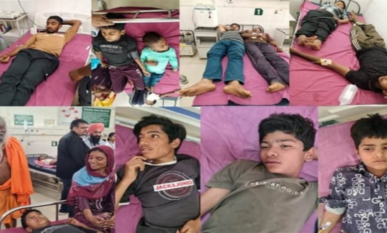 ਭੰਡਾਰੇ 'ਚ ਨਿਊਡਲ ਖਾਣ ਤੋਂ ਬਾਅਦ 11 ਬੱਚਿਆਂ ਸਮੇਤ 16 ਵਿਅਕਤੀ ਬਿਮਾਰ ਭੰਡਾਰੇ 'ਚ ਨਿਊਡਲ ਖਾਣ ਤੋਂ ਬਾਅਦ 11 ਬੱਚਿਆਂ ਸਮੇਤ 16 ਵਿਅਕਤੀ ਬਿਮਾਰ