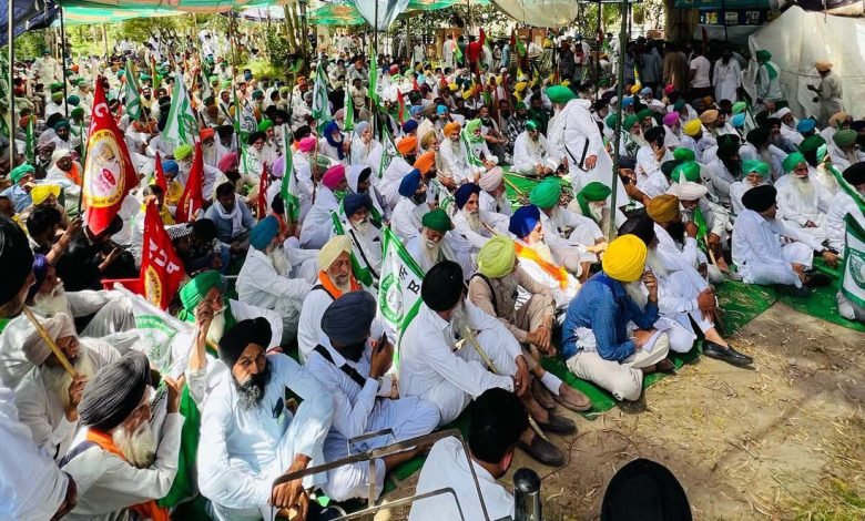ਸੰਯੁਕਤ ਕਿਸਾਨ ਮੋਰਚੇ ਦੇ ਸੱਦੇ ’ਤੇ ਕਿਸਾਨਾਂ ਵੱਲੋਂ ਸਰਕਾਰ ਦੇ ਜਬਰ ਦੇ ਖ਼ਿਲਾਫ਼ ਕੀਤਾ ਵਿਸ਼ਾਲ ਰੋਸ ਪ੍ਰਦਰਸ਼ਨ
