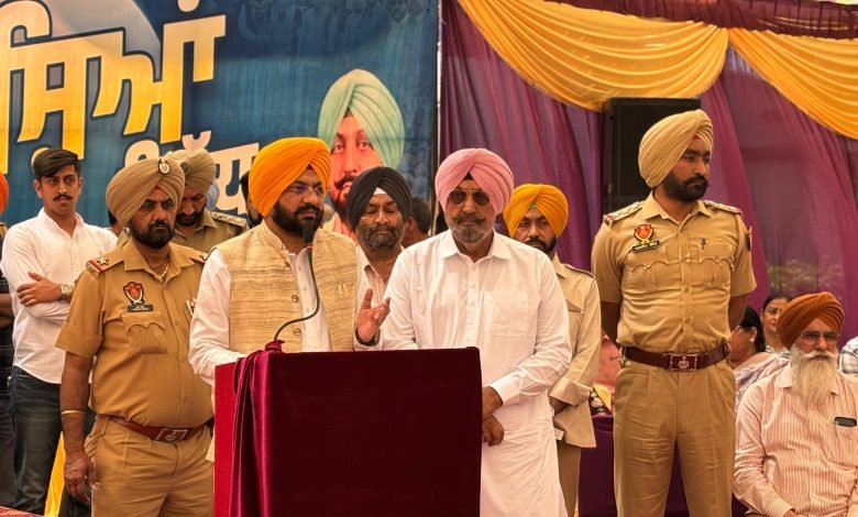 RDP Minister Tarunpreet Singh Sond Launches ‘Yudh Nashiyan Virudh’ Campaign in Collaboration with Panchayats from Dera Bassi