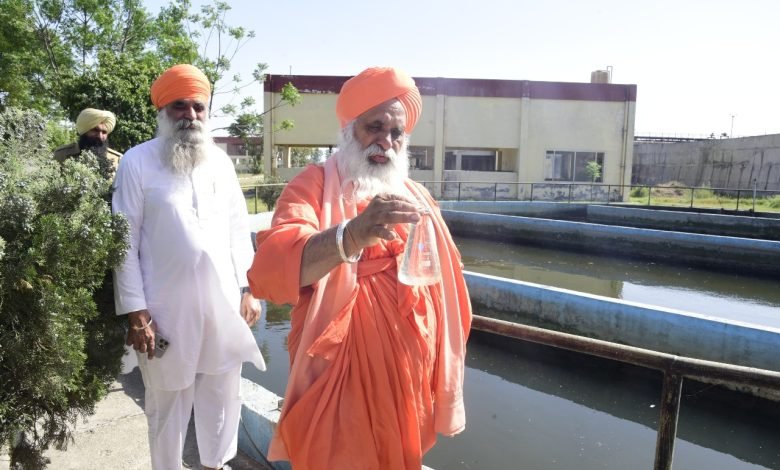 राज्यसभा सदस्य संत सीचेवाल ने जालंधर के ट्रीटमेंट प्लांटों का किया अचानक दौरा