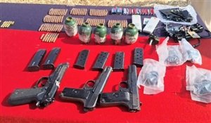 ਪੰਜਾਬ ਸਰਹੱਦ ਤੋਂ ਹੈਂਡ ਗ੍ਰਨੇਡ, ਪਿਸਤੌਲ ਤੇ 150 ਤੋਂ ਵੱਧ ਕਾਰਤੂਸ... ਹਥਿਆਰਾਂ ਦਾ ਵੱਡਾ ਜ਼ਖੀਰਾ ਜ਼ਬਤ