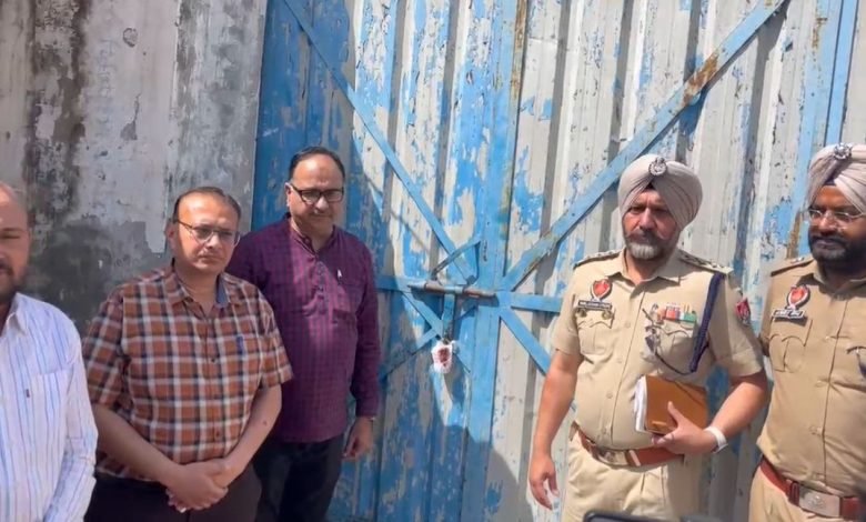 Major Action by District Administration, Police, and Health Department Team: