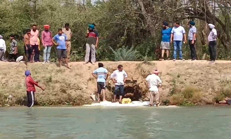 ਭਾਖੜਾ ਨਹਿਰ 'ਚ ਪਿਆ ਵੱਡਾ ਪਾੜ, ਖੇਤਾਂ 'ਚ ਭਰਿਆ ਪਾਣੀ; ਲੋਕਾਂ 'ਚ ਸਹਿਮ ਦਾ ਮਾਹੌਲ