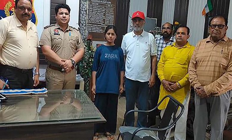 ਗੁੰਮਸ਼ੁਦਾ 20 ਸਾਲਾ ਲੜਕੀ ਸੱਤ ਦਿਨ ਬਾਅਦ ਮਿਲੀ ਧਾਰਮਿਕ ਅਸਥਾਨ ਤੇ ਸੇਵਾ ਕਰਦੀ 