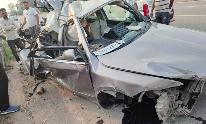 ਰਾਜਪੁਰਾ-ਅੰਬਾਲਾ ਹਾਈਵੇਅ 'ਤੇ ਵਾਪਰਿਆ ਭਿਆਨਕ ਹਾਦਸਾ, ਕਾਰ ਹੋਈ ਚਕਨਾਚੂਰ; ਤਿੰਨ ਨੌਜਵਾਨਾਂ ਦੀ ਮੌਤ, ਇੱਕ ਗੰਭੀਰ