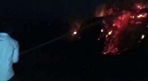 ਗੁੱਜਰਾਂ ਦੀ 40 ਕਿੱਲਿਆਂ ਦੀ ਇਕੱਠੀ ਕੀਤੀ ਪਰਾਲੀ ਨੂੰ ਲੱਗੀ ਅੱਗ 