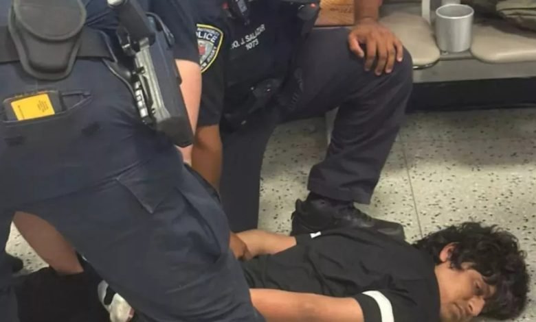 ਅਮਰੀਕਾ 'ਚ ਭਾਰਤੀ ਵਿਦਿਆਰਥੀ ਨੂੰ ਹੱਥਕੜੀ ਲਗਾ ਕੇ ਜ਼ਮੀਨ 'ਤੇ ਪਟਕਿਆ