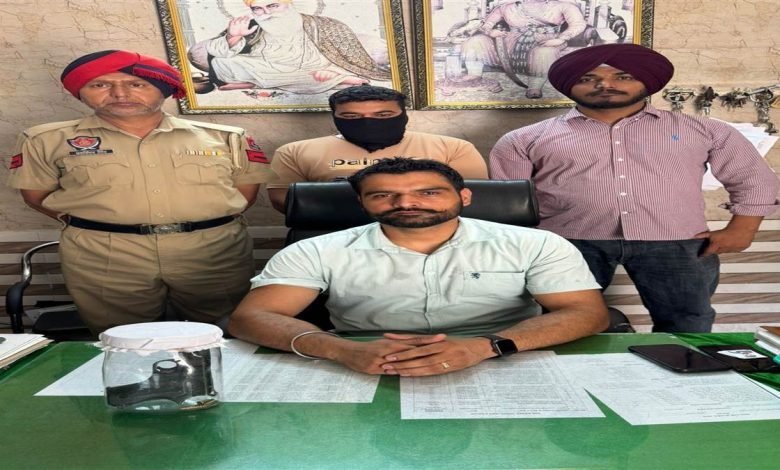 ਨਾਜਾਇਜ਼ ਅਸਲੇ ਸਮੇਤ ਵਿਅਕਤੀ ਗ੍ਰਿਫਤਾਰ