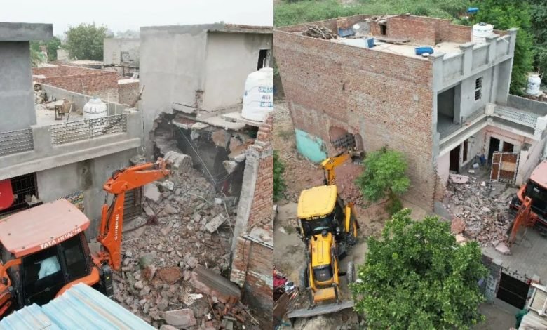 ਬਠਿੰਡਾ 'ਚ ਪ੍ਰਸ਼ਾਸਨ ਨੇ ਨਸ਼ਾ ਵੇਚ ਕੇ ਬਣਾਈ ਜਾਇਦਾਦ 'ਤੇ ਚਲਾਇਆ ਬੁਲਡੋਜ਼ਰ, ਦੋ ਮਹਿਲਾ ਤਸਕਰਾਂ ਦੇ ਗੈਰ-ਕਾਨੂੰਨੀ ਘਰ ਢਾਹੇ