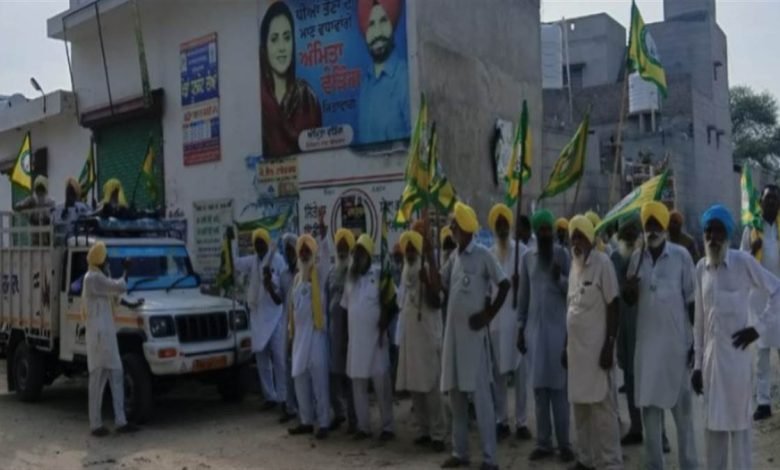 ਭਾਕਿਯੂ ਏਕਤਾ ਉਗਰਾਹਾਂ ਨੇ ਪਿੰਡ ਧੂਲਕੋਟ ਦੀ ਜ਼ਮੀਨ ਦਾ ਦਖ਼ਲ ਰੋਕਿਆ