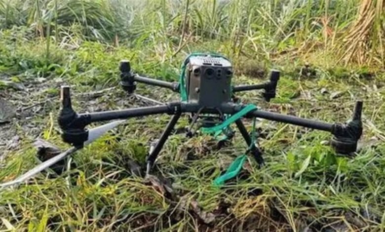 ਸਰਹੱਦੀ ਪਿੰਡ ਕਾਲੀਆ ਦੇ ਖੇਤਾਂ 'ਚੋਂ ਬਰਾਮਦ ਹੋਇਆ ਪਾਕਿਸਤਾਨੀ ਡਰੋਨ