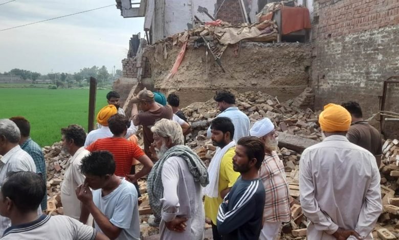 ਘਰ ਦੀ ਛੱਤ ਡਿੱਗਣ ਕਾਰਨ ਇਕ ਵਿਅਕਤੀ ਦੀ ਮੌਤ