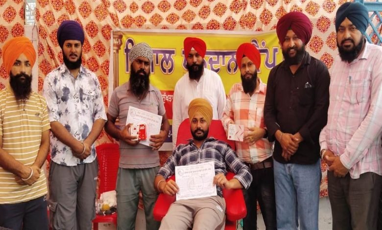 ਪਿੰਡ ਸਭਰਾ ਵਿਖੇ ਮਨੁੱਖਤਾ ਦੀ ਸੇਵਾ ਖ਼ੂਨਦਾਨ ਸੁਸਾਇਟੀ ਨੇ ਖ਼ੂਨਦਾਨ ਕੈਂਪ ਲਾਇਆ