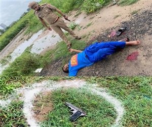 ਮੁਠਭੇੜ 'ਚ ਬੱਬਰ ਖਾਲਸਾ ਇੰਟਰਨੈਸ਼ਨਲ ਨਾਲ ਸੰਬੰਧਤ ਇੱਕ ਦੋਸ਼ੀ ਗ੍ਰਿਫਤਾਰ, ਗੋਲੀ ਲੱਗਣ ਕਾਰਨ ਹਸਪਤਾਲ 'ਚ ਦਾਖ਼ਲ