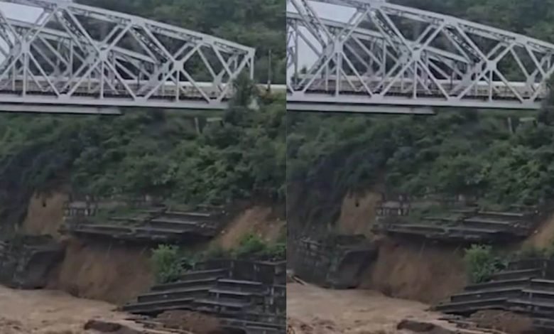 ਭਾਰੀ ਮੀਂਹ ਕਾਰਨ ਚੱਕੀ ਪੁਲ਼ ਨੂੰ ਹੋਏ ਨੁਕਸਾਨ ਕਾਰਨ ਜਲੰਧਰ-ਜੰਮੂ ਰੇਲਵੇ ਰੂਟ ਬੰਦ