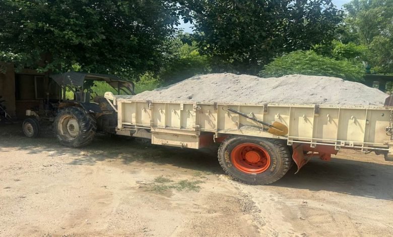 ਨਾਜਾਇਜ਼ ਮਾਈਨਿੰਗ ਦੇ ਮਾਮਲੇ ’ਚ ਵਿਅਕਤੀ ਕਾਬੂ