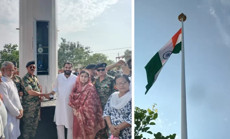 ਭਾਰਤ-ਪਾਕਿਸਤਾਨ ਸਰਹੱਦ 'ਤੇ 200 ਫੁੱਟ ਉੱਚਾ ਤਿਰੰਗਾ ਬਣਿਆ ਫਾਜ਼ਿਲਕਾ ਦਾ ਮਾਣ