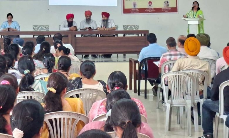 ਐਨ.ਪੀ.ਈ.ਪੀ. ਤਹਿਤ ਚਾਰ ਰੋਜ਼ਾ ਵਰਕਸ਼ਾਪ ਸ਼ੁਰੂ