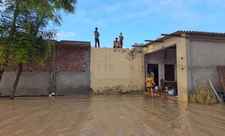 ਪੰਜਾਬ 'ਚ ਤਬਾਹੀ ਦਾ ਖੌਫਨਾਕ ਮੰਜਰ, ਹੜ੍ਹਾਂ 'ਚ ਡੁੱਬੇ ਘਰ ਪਰ ਫਿਰ ਵੀ ਮੋਹ ਨਹੀਂ ਛੱਡ ਰਹੇ ਲੋਕ ਪੰਜਾਬ 'ਚ ਤਬਾਹੀ ਦਾ ਖੌਫਨਾਕ ਮੰਜਰ, ਹੜ੍ਹਾਂ 'ਚ ਡੁੱਬੇ ਘਰ ਪਰ ਫਿਰ ਵੀ ਮੋਹ ਨਹੀਂ ਛੱਡ ਰਹੇ ਲੋਕ