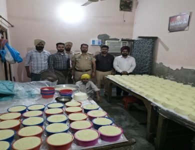 ਖੁਰਾਕ ਵਿਭਾਗ ਦੀ ਪਿੰਡ ਟਪਿਆਲਾ 'ਚ ਵੱਡੀ ਕਾਰਵਾਈ, 1 ਕੁਇੰਟਲ 65 ਕਿਲੋ ਨਕਲੀ ਖੋਆ ਜ਼ਬਤ