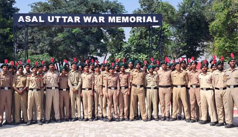 वाइब्रेंट विलेज प्रोग्राम-II के तहत 187 एनसीसी कैडेटों ने असल उत्तर युद्ध स्मारक का दौरा किया