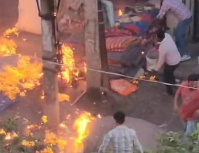 ਅੰਮ੍ਰਿਤਸਰ 'ਚ ਬਿਜਲੀ ਦੇ ਟਰਾਂਸਫਾਰਮਰ 'ਚ ਹੋਇਆ ਧਮਾਕਾ