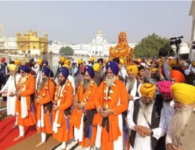 350 ਸਾਲਾ ਸ਼ਹੀਦੀ ਦਿਹਾੜੇ ਸਬੰਧੀ ਸ੍ਰੀ ਅਕਾਲ ਤਖਤ ਸਾਹਿਬ ਤੋਂ ਸਜਾਇਆ ਨਗਰ ਕੀਰਤਨ