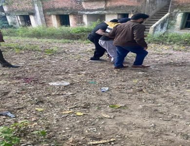 ਪੁਲਿਸ ਤੇ ਬੰਬੀਹਾ ਗੈਂਗਸਟਰ ਵਿਚਕਾਰ ਮੁਕਾਬਲਾ