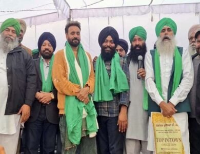 ਭਾਰਤੀ ਕਿਸਾਨ ਯੂਨੀਅਨ ਕਾਦੀਆਂ ਵੱਲੋਂ ਗਾਇਕ ਬੱਬੂ ਮਾਨ ਦਾ ਸਨਮਾਨ