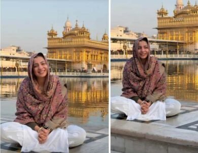 ਪੰਜਾਬੀ ਗਾਇਕਾ ਜੈਸਮੀਨ ਸੈਂਡਲਸ ਗੋਲਡਨ ਟੈਂਪਲ 'ਚ ਟੇਕਿਆ ਮੱਥਾ