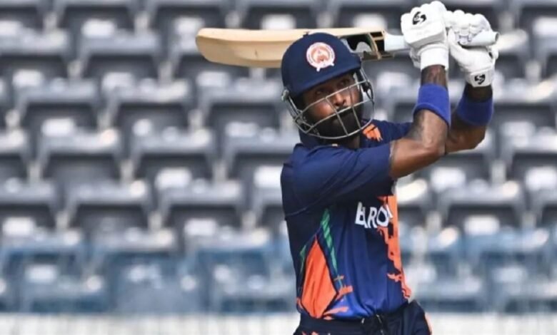 ਹਾਰਦਿਕ ਪਾਂਡਿਆ ਨੇ ਇੱਕ ਵਾਰ ਫਿਰ ਕਰ ਦਿੱਤੀ ਛੱਕਿਆਂ ਦੀ ਬਰਸਾਤ