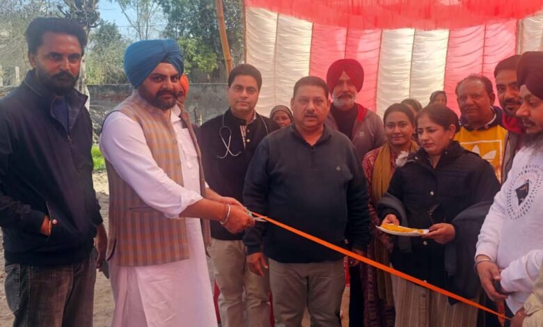 ਨੌਵਾਂ ਆਯੂਸ਼ ਮੈਡੀਕਲ ਕੈੰਪ ਮੱਲਵਾਲ ਜਦੀਦ ਵਿਖੇ ਆਯੋਜਿਤ