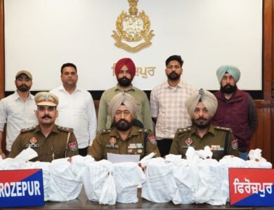 ਨਸ਼ਾ ਮੁਕਤ ਪੰਜਾਬ ਲਈ ਚਲਾਈ ਗਈ ਮੁਹਿੰਮ ਤਹਿਤ 6 ਕਿਲੋ ਤੋਂ ਵੱਧ ਹੈਰੋਇਨ ਸਮੇਤ ਨਸ਼ਾ ਤਸਕਰ ਕਾਬੂ