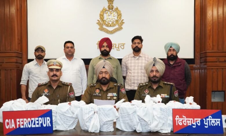 ਨਸ਼ਾ ਮੁਕਤ ਪੰਜਾਬ ਲਈ ਚਲਾਈ ਗਈ ਮੁਹਿੰਮ ਤਹਿਤ 6 ਕਿਲੋ ਤੋਂ ਵੱਧ ਹੈਰੋਇਨ ਸਮੇਤ ਨਸ਼ਾ ਤਸਕਰ ਕਾਬੂ